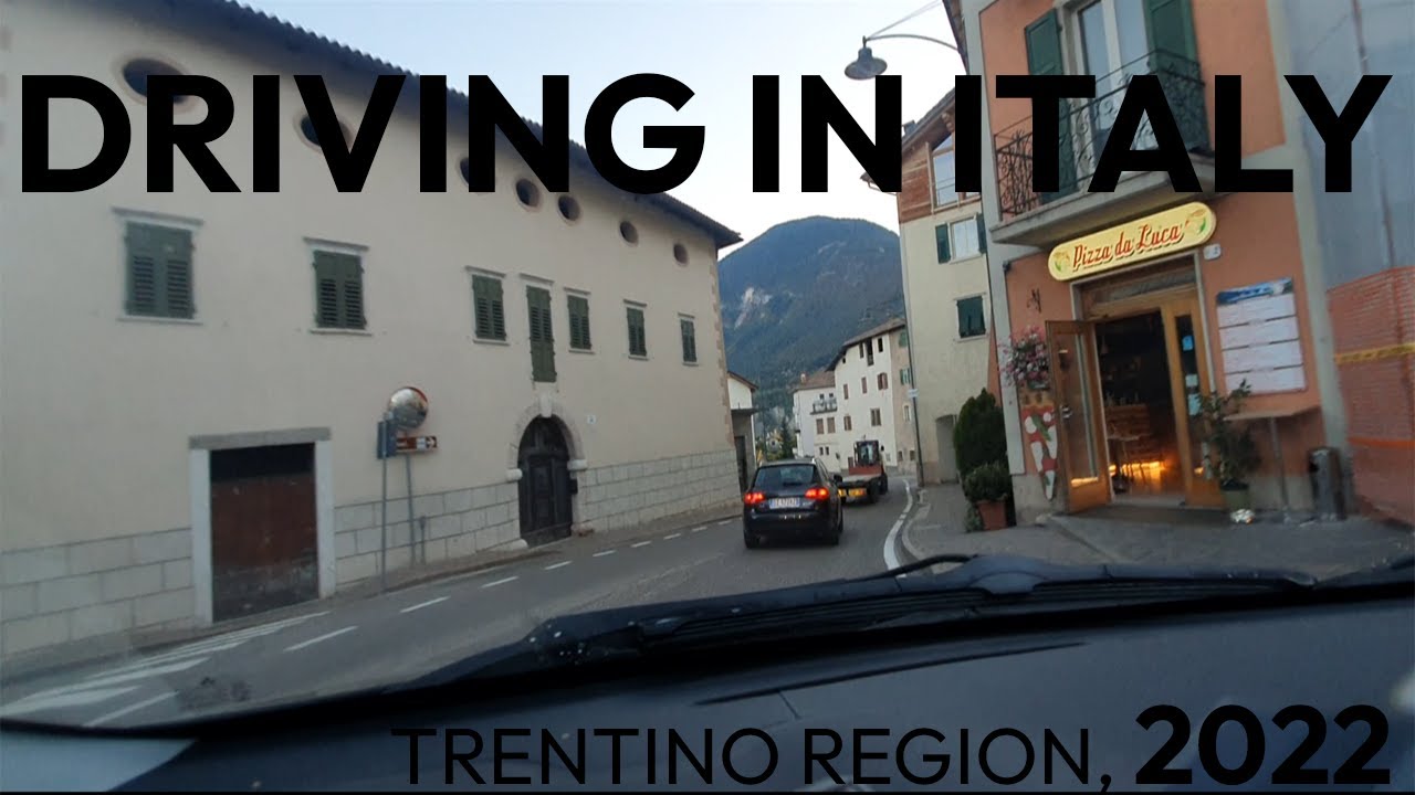 Driving in Italy, Trentino region, 2022