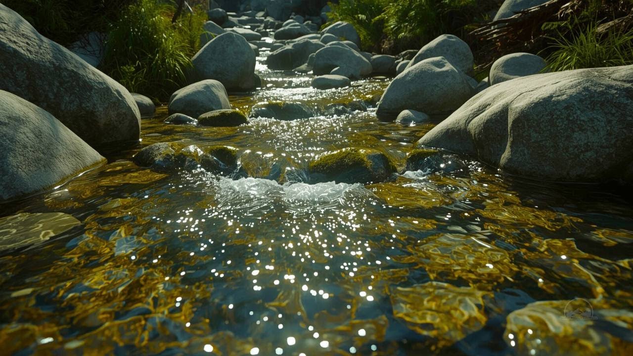 Gentle River Stream 🌊 Peaceful Nature Sounds for Relaxation
