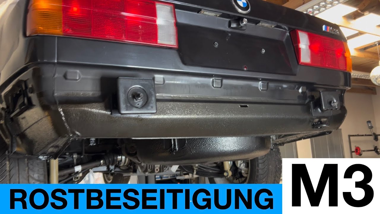 Ergebnisse Unterbodenreinigung & Rostbeseitigung M3 E30 Cabrio - Suche Gelbverzinkung