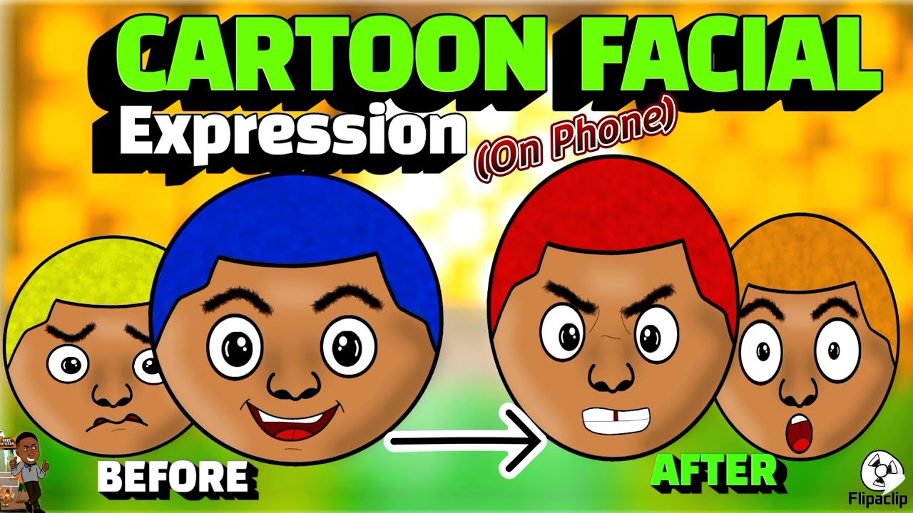 Cartoon Facial Expressions Animation | Flipaclip Beginner Tutorial 