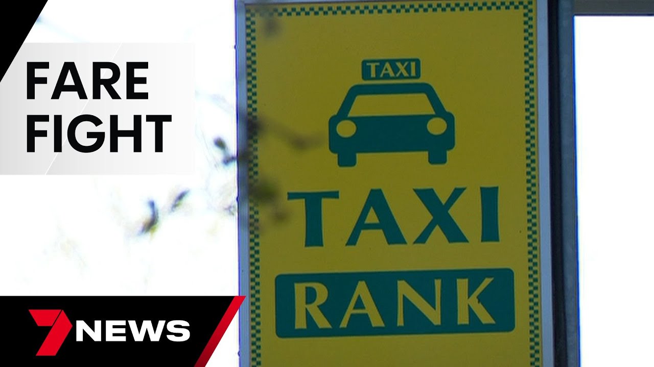 Melbourne passengers and taxi drivers face-off in a bitter fare fight | 7 News Australia