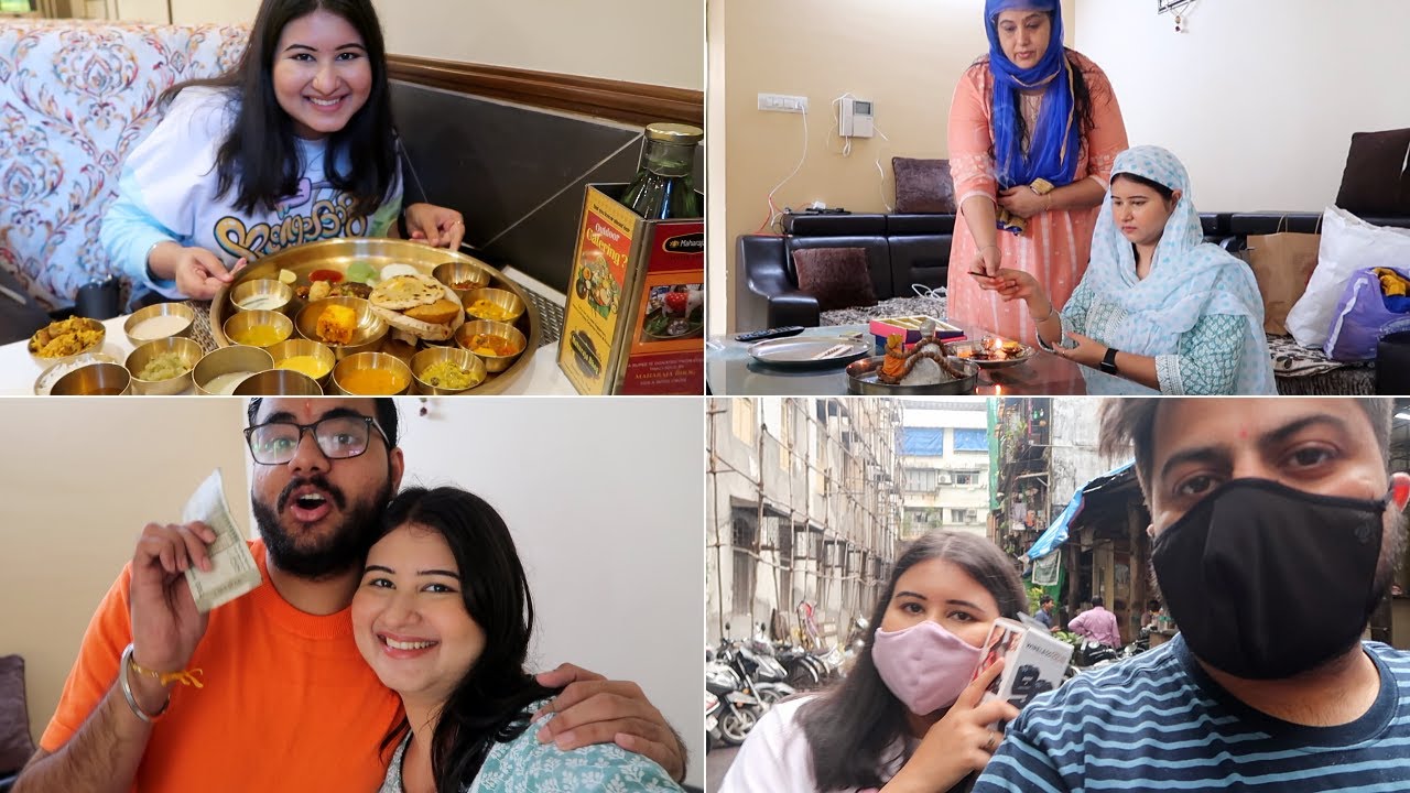 vlog~ Maharaja Bhog Thali, Rakshabandhan Celebration, Bought a new mic