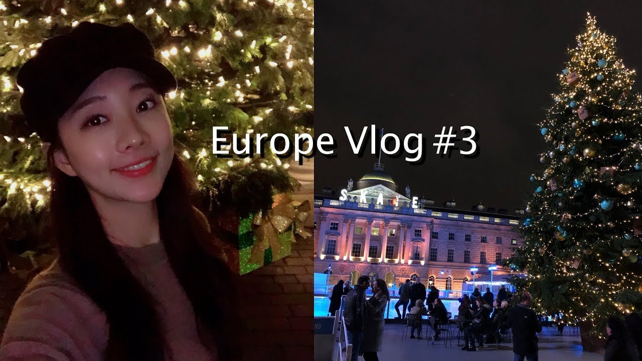 [Eng] Vlog 영주 in Europe #3 (아이스 스케이트장, 런던 맛집, 런던 야경)