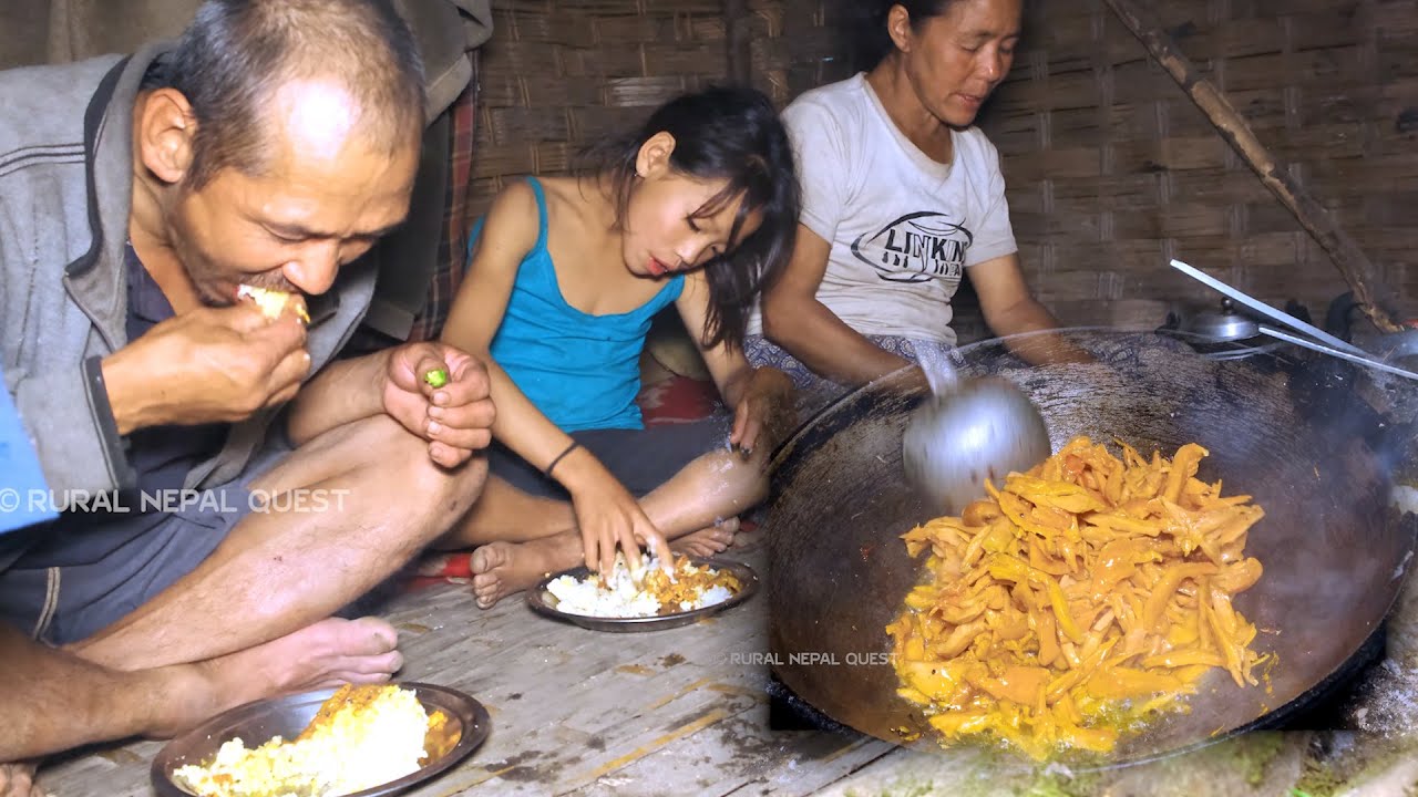 Family in the jungle || Season - 2 || Video - 85 || Wild Mushroom curry tonight || Rural Nepal Quest