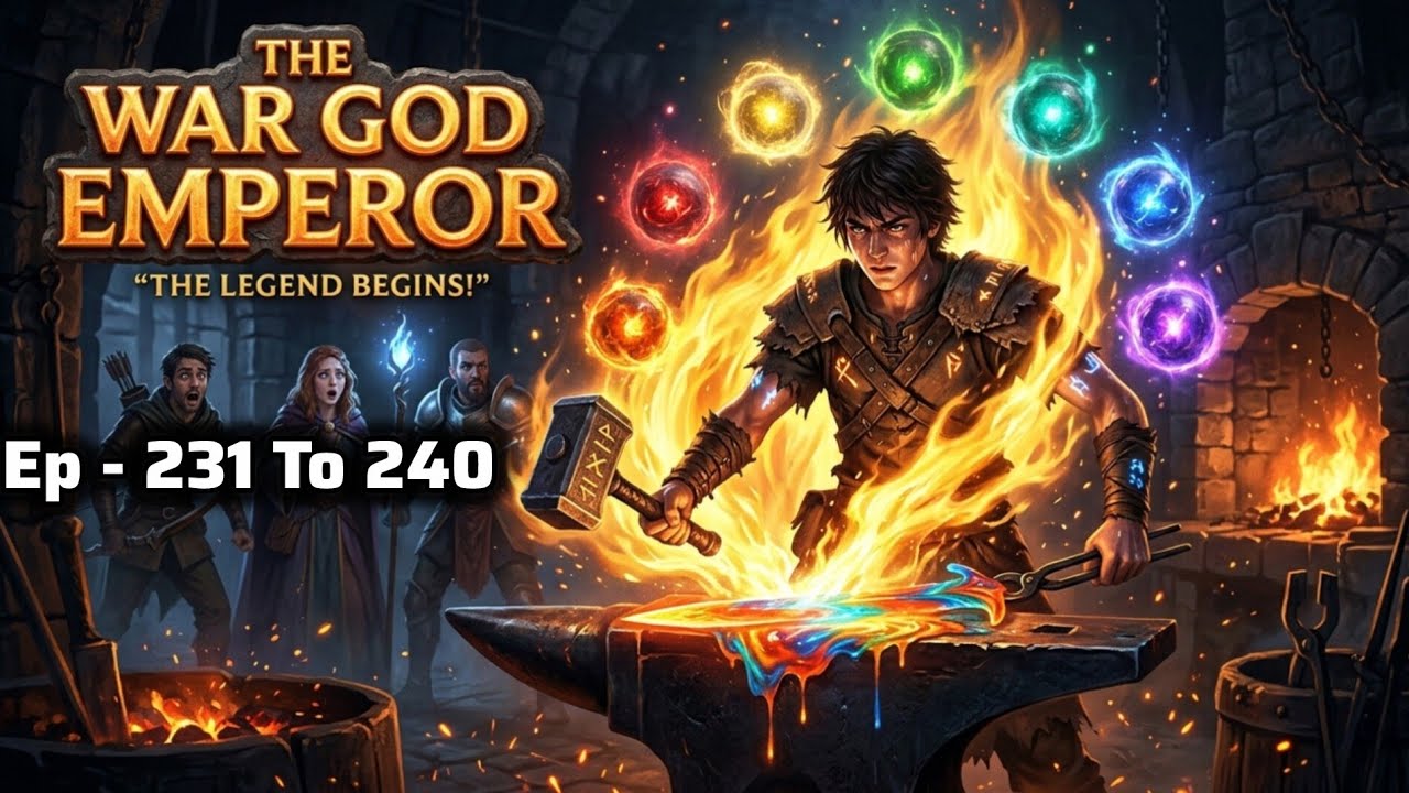 Ep- 231–240 || The War God Emperor || दस लाख स्पिरिट क्रिस्टल का जाल 😱 सब फँसे