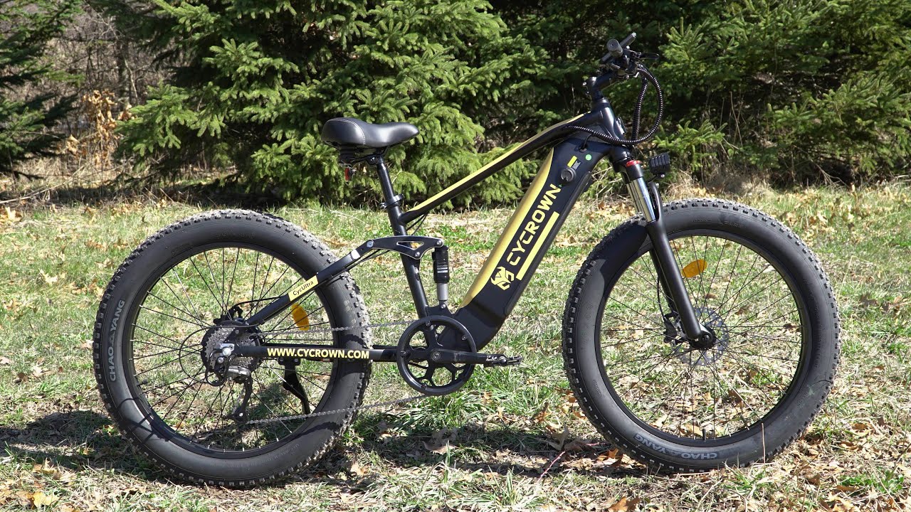 Cycrown Cycultra Ebike Test - Full Suspension Fat Tire