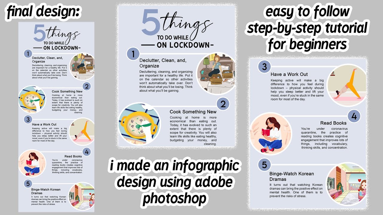 HOW TO MAKE AN INFOGRAPHIC DESIGN USING PHOTOSHOP 2020 (TIPS + FREE INSTALLER OF PHOTOSHOP)
