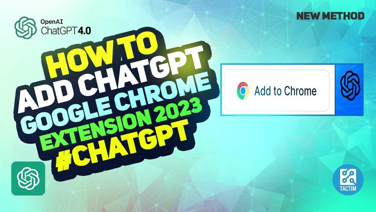 How to Add ChatGPT Google Chrome Extension 2025 | Step-by-Step Tutorial