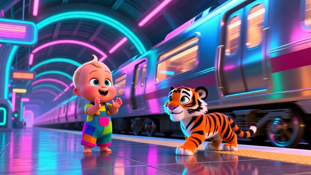 Zoom Zoom Train Fun 🚆💨🍼 | Kids Fantasy Song | Learn Travel and Happy Routines