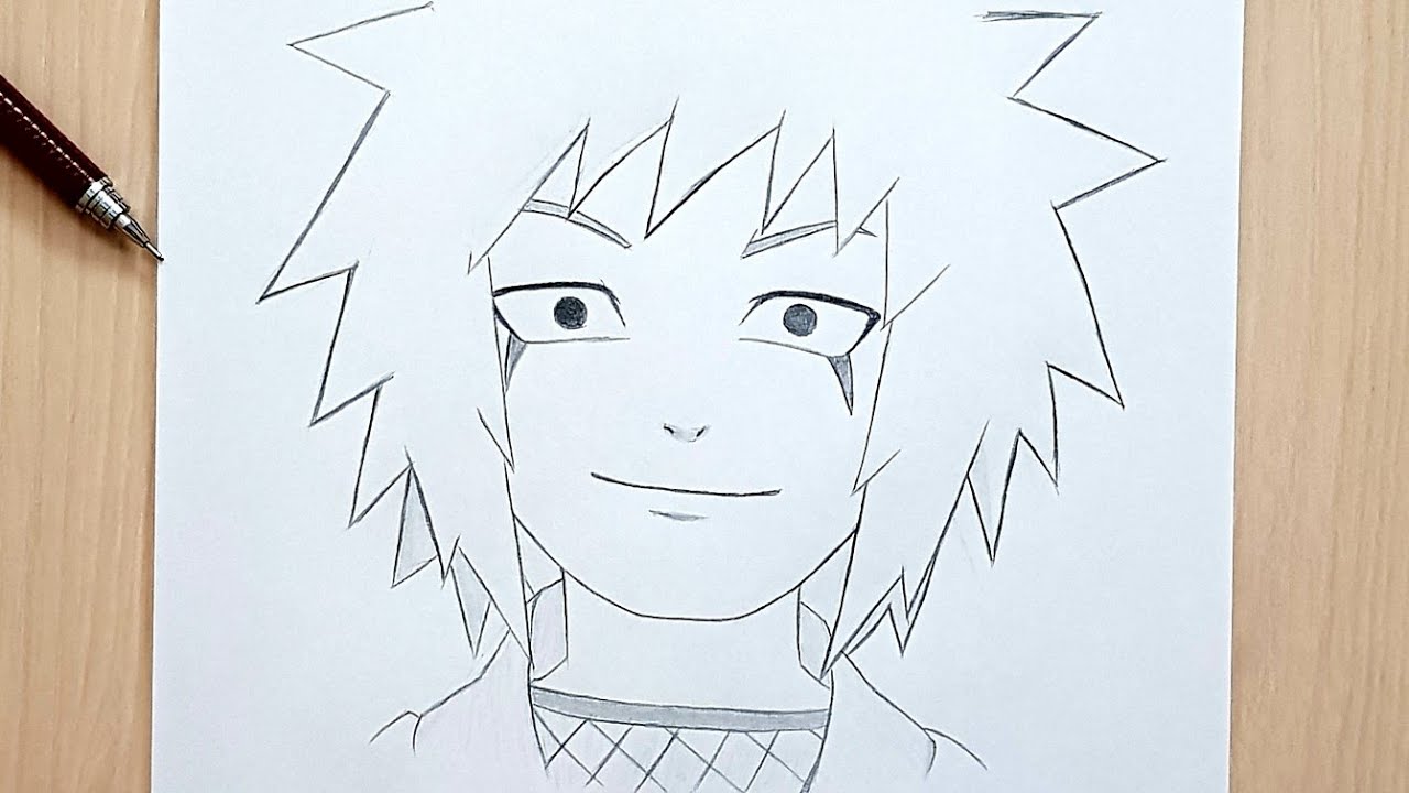 How to draw Jiraiya from Naruto | Kid Jiraiya easy step-by-step | Tutorial