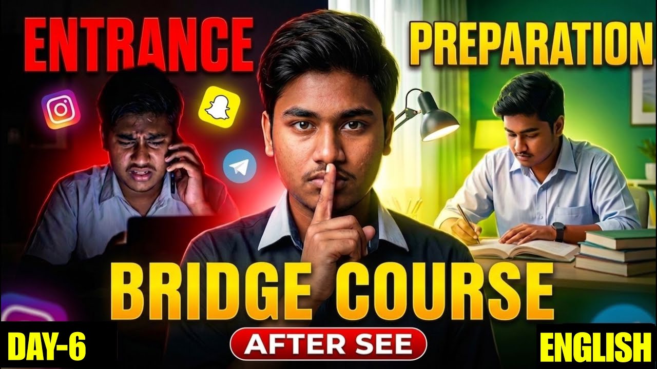 FREE Bridge Course After SEE 📚 | Class 11 Entrance Preparation Nepal | ENGLISH DAY 6 🔥