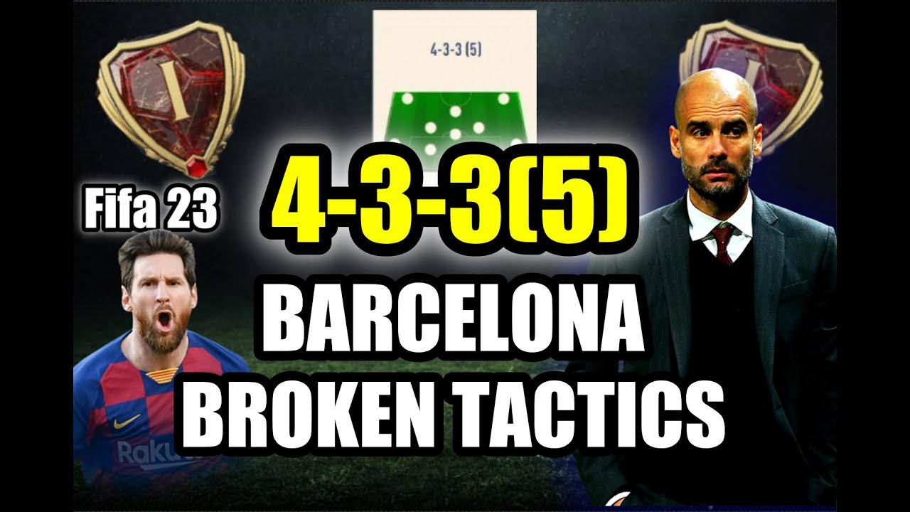 *INSANE* 2011 Pep’s Barcelona 433(5) tactics are Meta in dominating on fifa 23 ultimate team