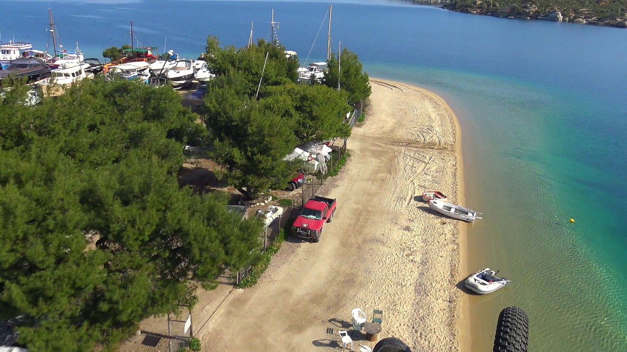 Greece Sithonia Vourvourou from the air 02.05 2017