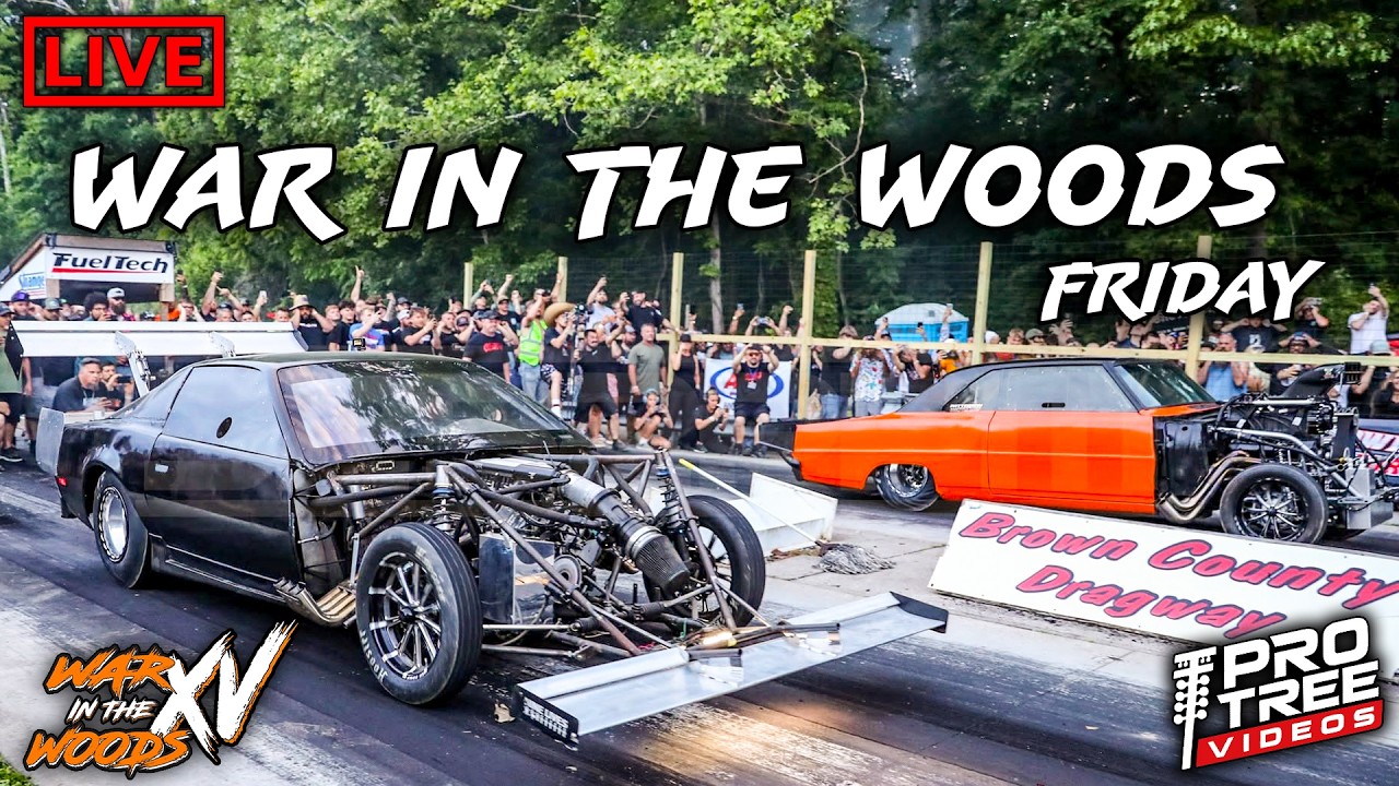 🔴LIVE-STREAM: War in the Woods - FRIDAY @ Brown County Dragway - Sept 18th 2026 (PART 1)