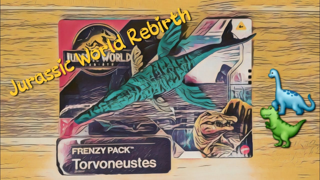 Jurassic World Rebirth Frenzy Pack Torvoneustes #mattel #jurassicworldrebirth #unboxing