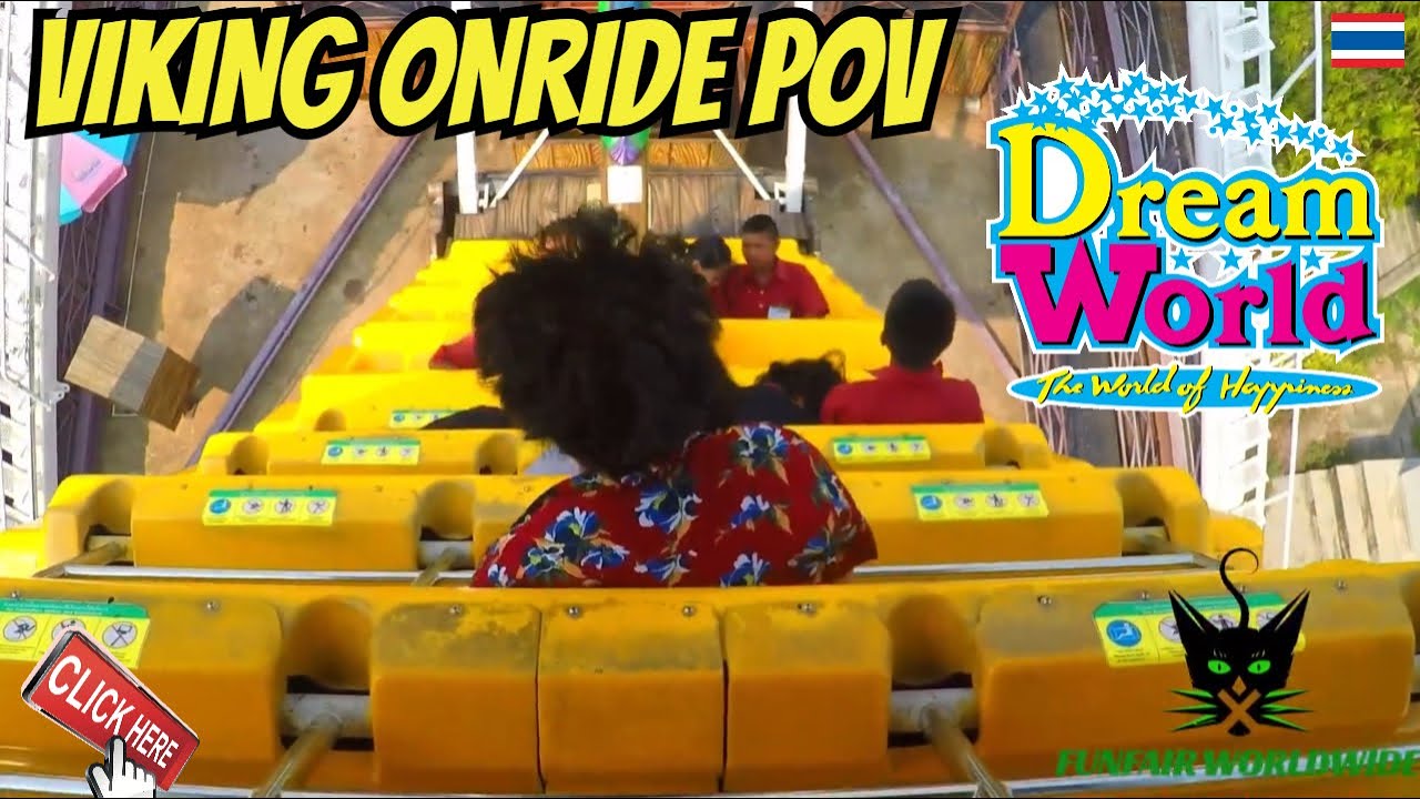 Huss Pirate Boat Thrills: VIKING Onride POV at DREAM WORLD Bangkok 2019! 🇹🇭