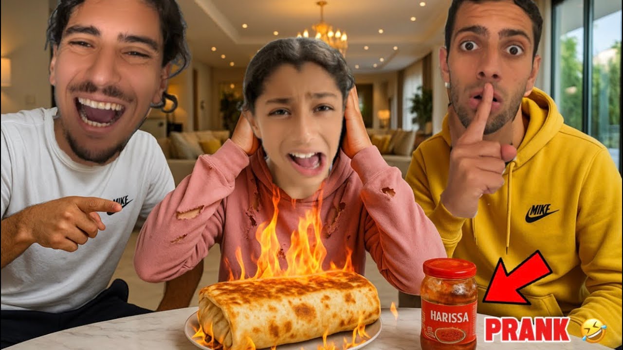 J'AI MIS DE L'HARISSA DANS LE TACOS A MYRIAM ! ÇA TOURNE MAL PRANK 😂