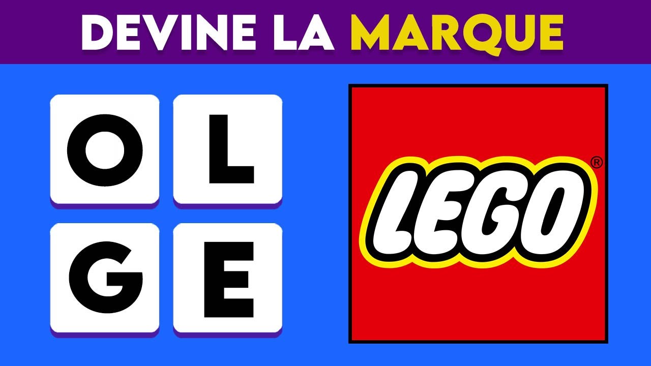 Devine les Marques à partir des lettres mélangées
