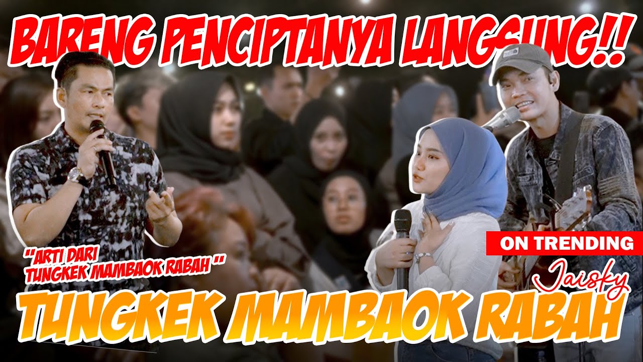 Disamperin Pencipta Lagunya! Tungkek Mambaok Rabah (Live Ngamen) Tri  Suaka ft. Yaya Nadila & Jaisky