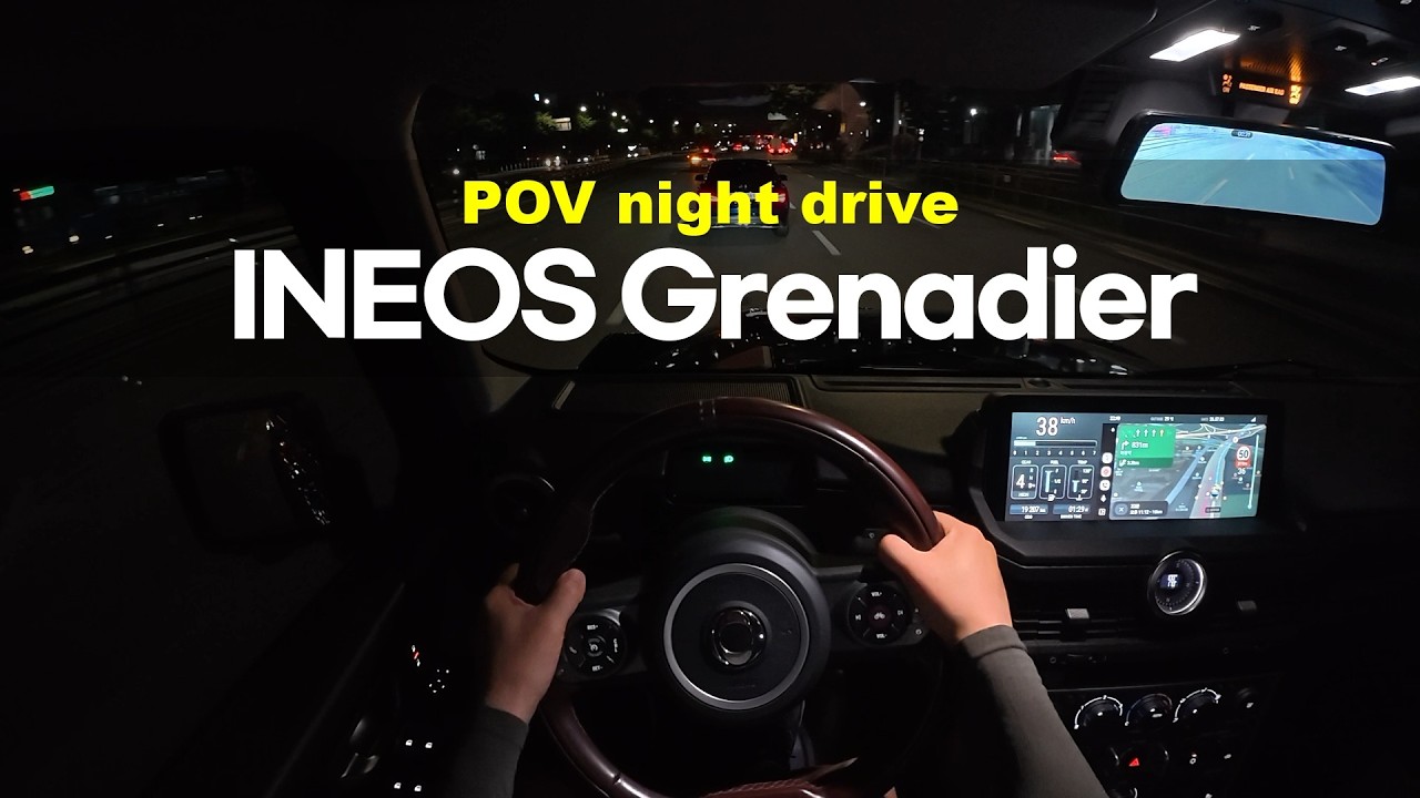 2026 INEOS Grenadier POV night drive