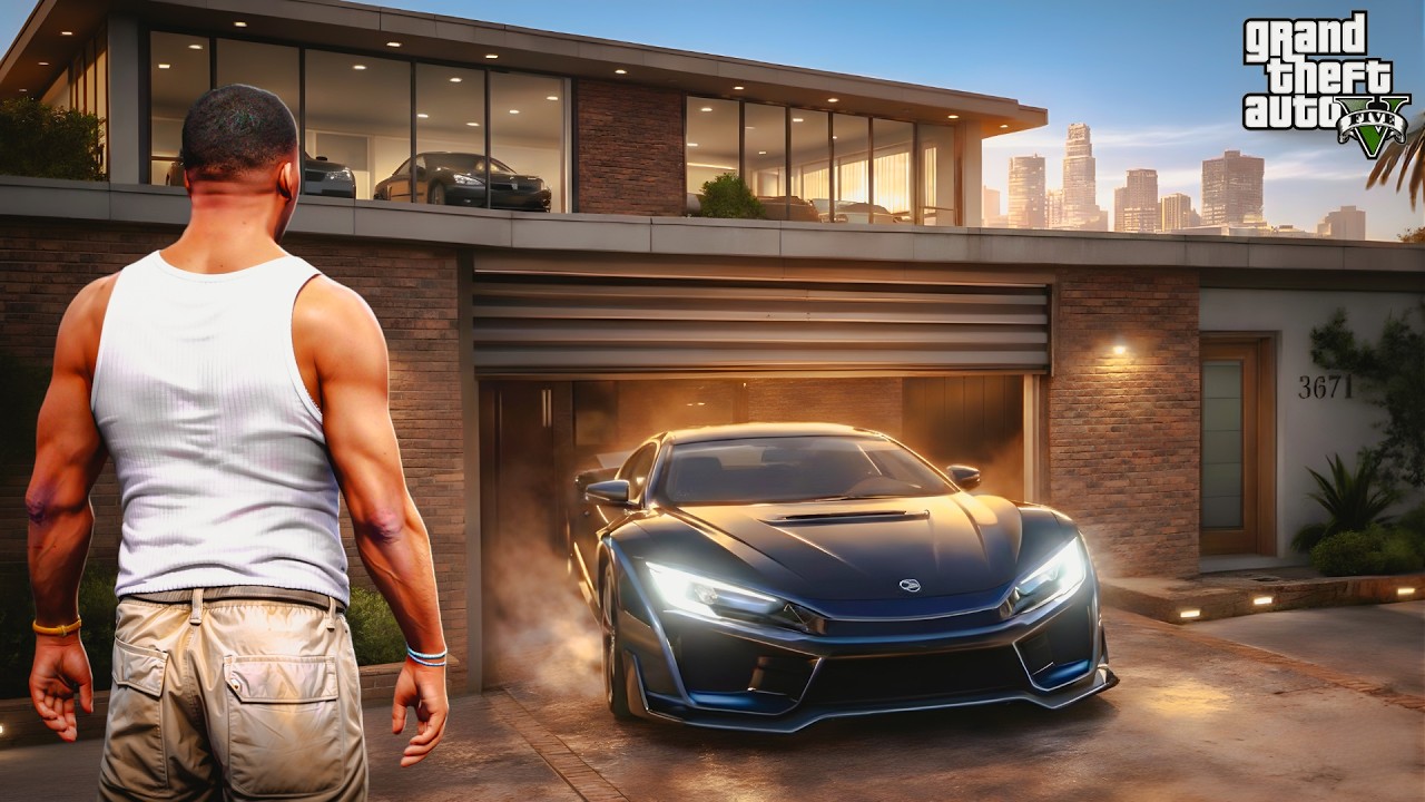 GTA 5: Franklin Open Secret Door Near Franklin Hous In Gta 5