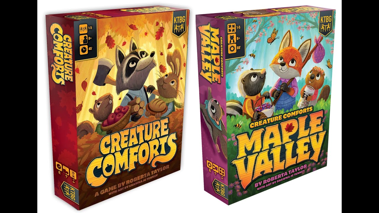 Creature Comforts vs Maple Valley ¿Cuál comprar? Comparativa Juegos de Mesa