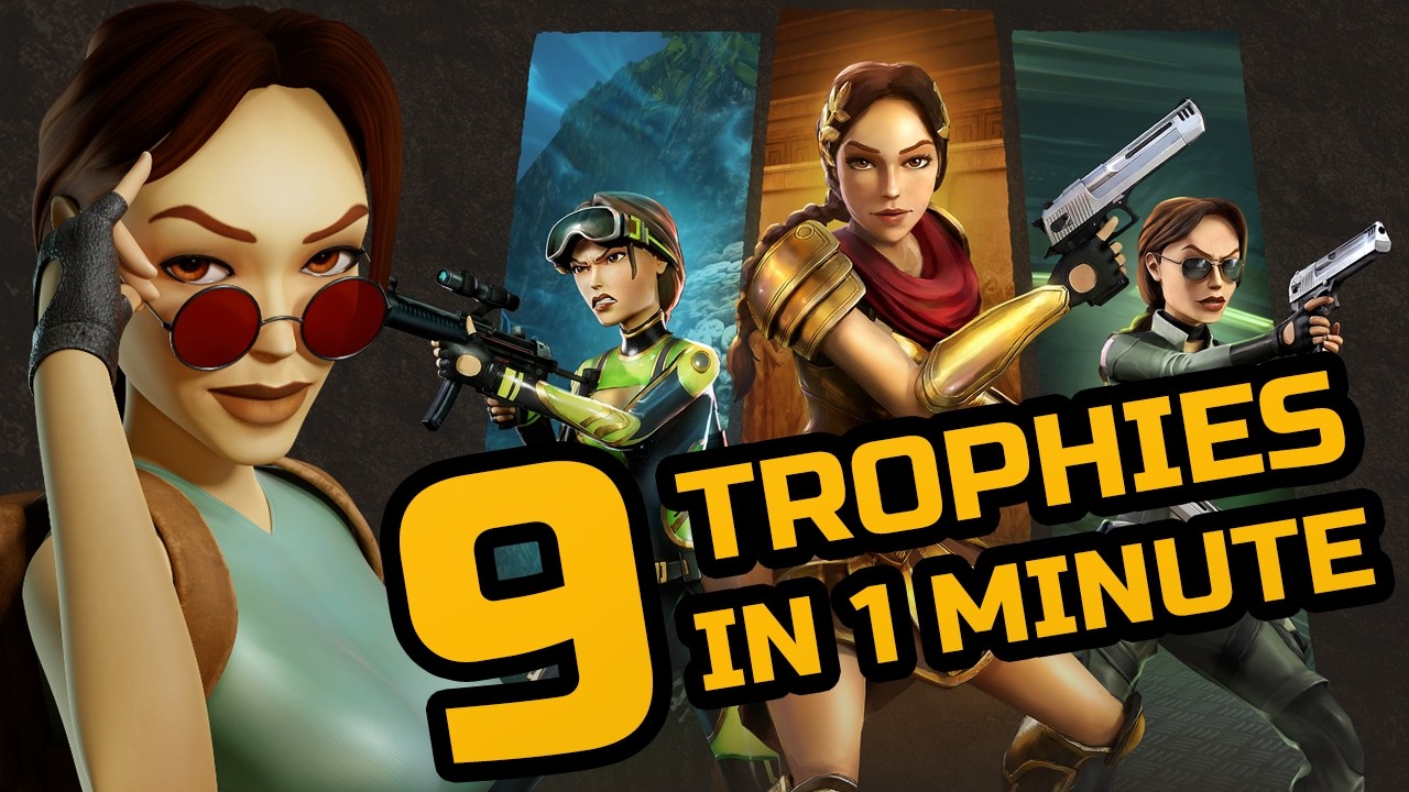 I Got 9 Trophies in 1 Minute in Tomb Raider's New Challenge Mode!