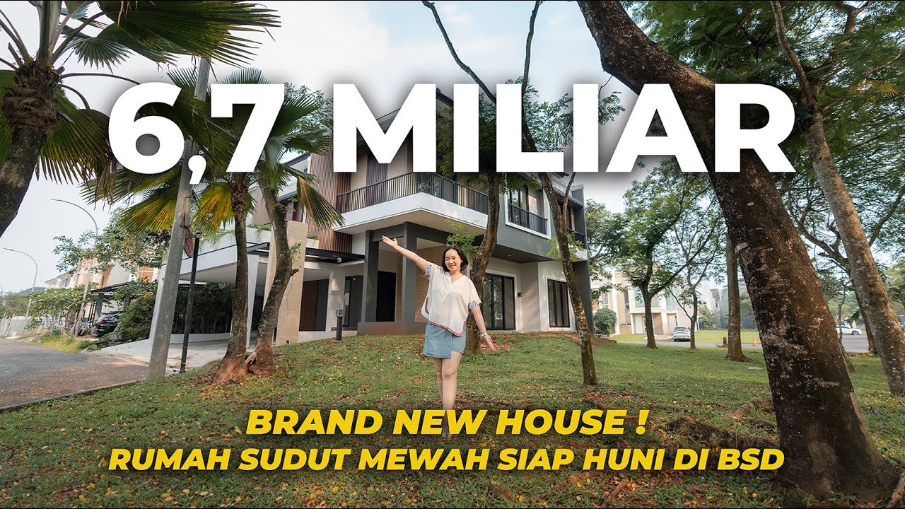 Rp 6.7 M | Rumah BSD Brand New | Lokasi Hook Istimewa Di BSD