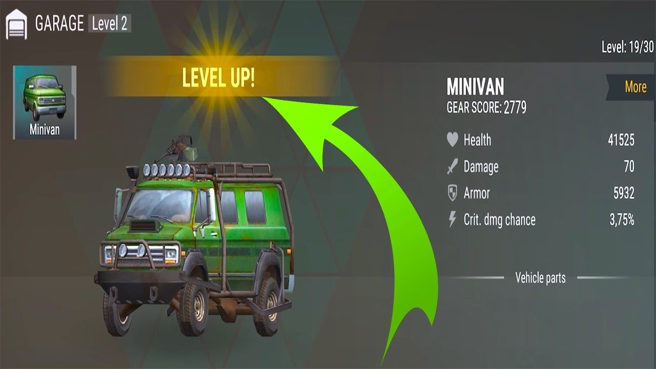 MINIVAN LELEL UP - LDOE - LAST DAY ON EARTH