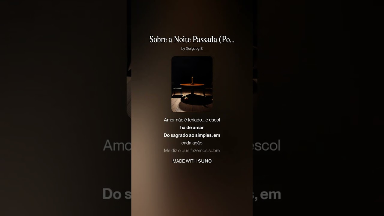Sobre a Noite Passada (Portuguese Heavy Metal Rock Male) About Last Night | Verman Bedessee &BDC AIM