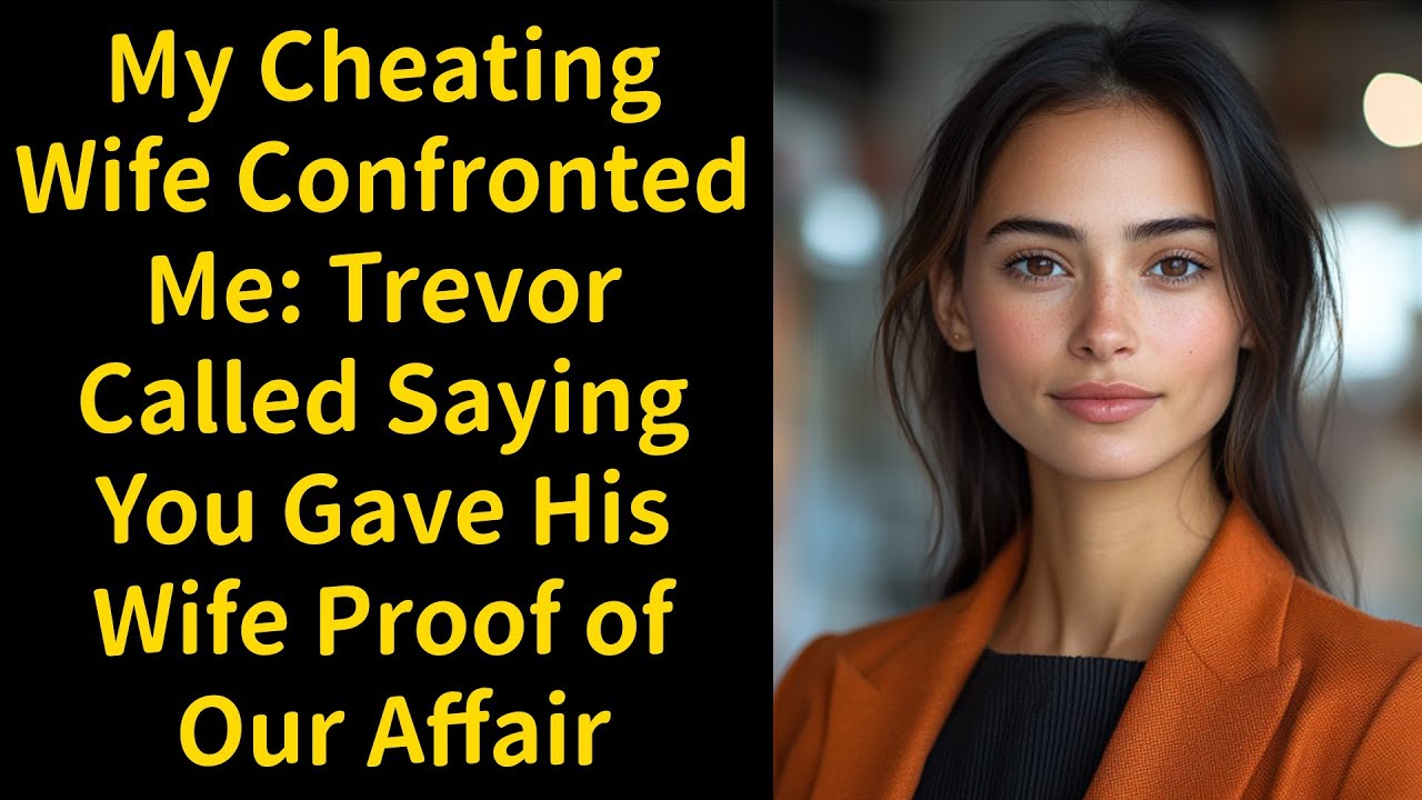 My Cheating Wife Confronted Me: Trevor Called Saying You Gave His Wife Proof of Our Affair