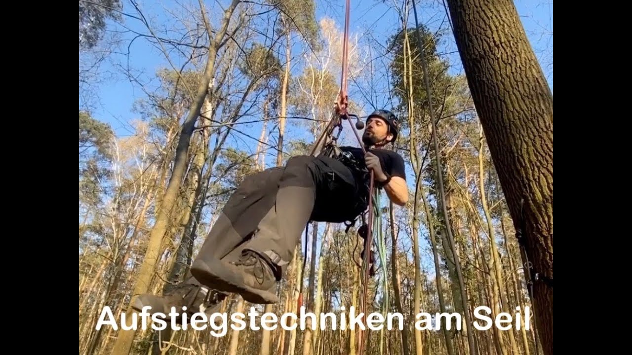 Aufstiegstechniken am Seil