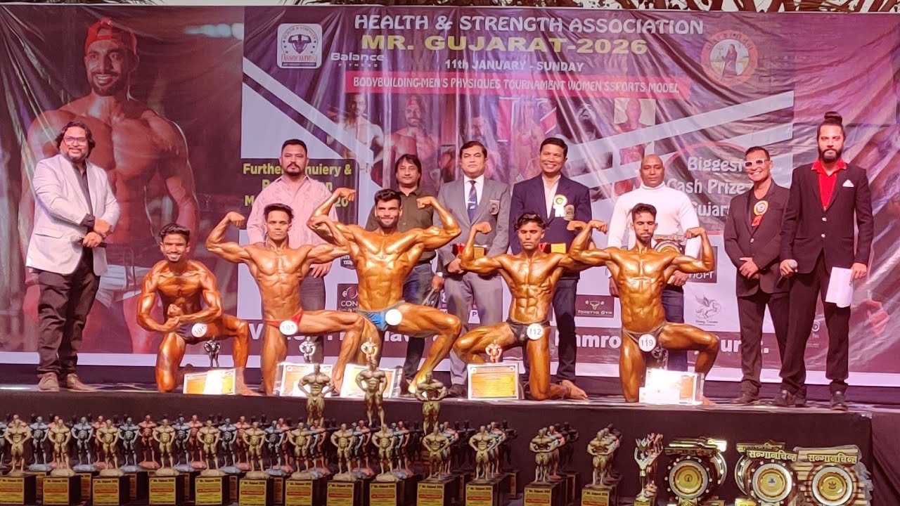 Health & strength association Mr.GUJRAT 2026 BODYBUILDING CHAMPIONSHIP / Bodybuilding / mr. Gujrat  