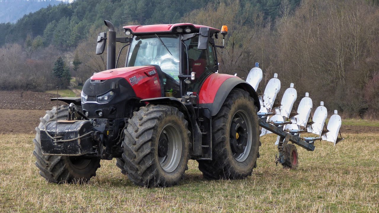 Case IH Optum 300 cvx Lemken Opal 8  Odjazd z poľa 2023
