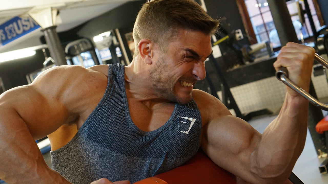 RYAN TERRY VLOG - ARMS DAY - 4 WEEKS OUT FROM ARNOLD CLASSIC