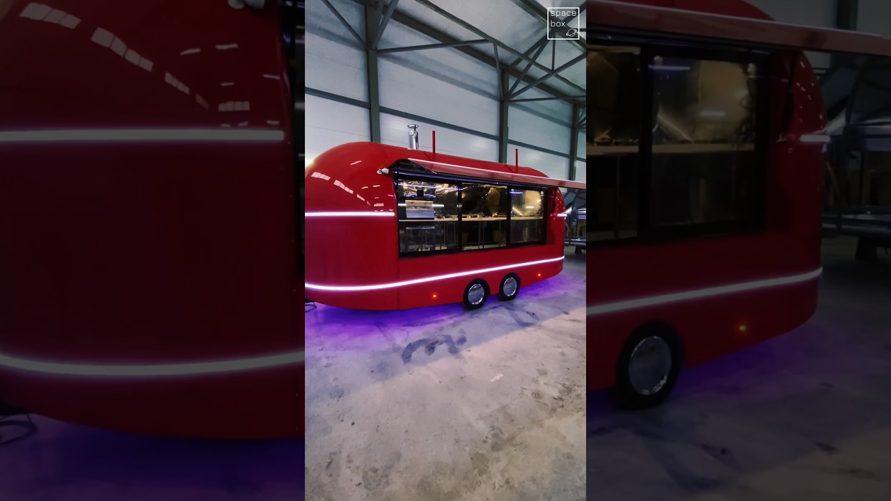 Spacebox Foodtruck with Grill 🔥 / #business #automobile #foodtruck #travel #new #spacebox #бизнес