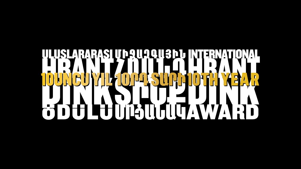 2018 International Hrant Dink Award