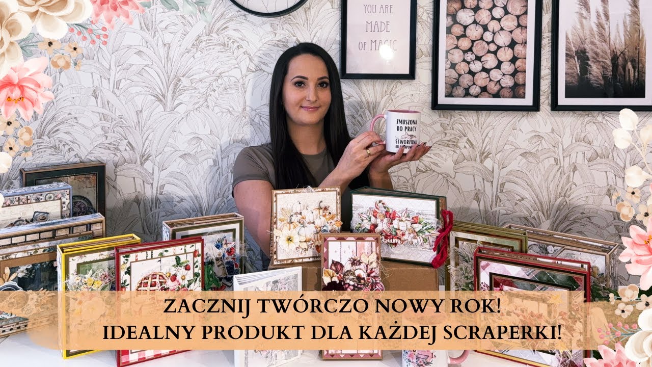 ZACZNIJ TWÓRCZO NOWY ROK! - idealny produkt dla każdej scraperki :)! - scrapbooking AniaTworzy