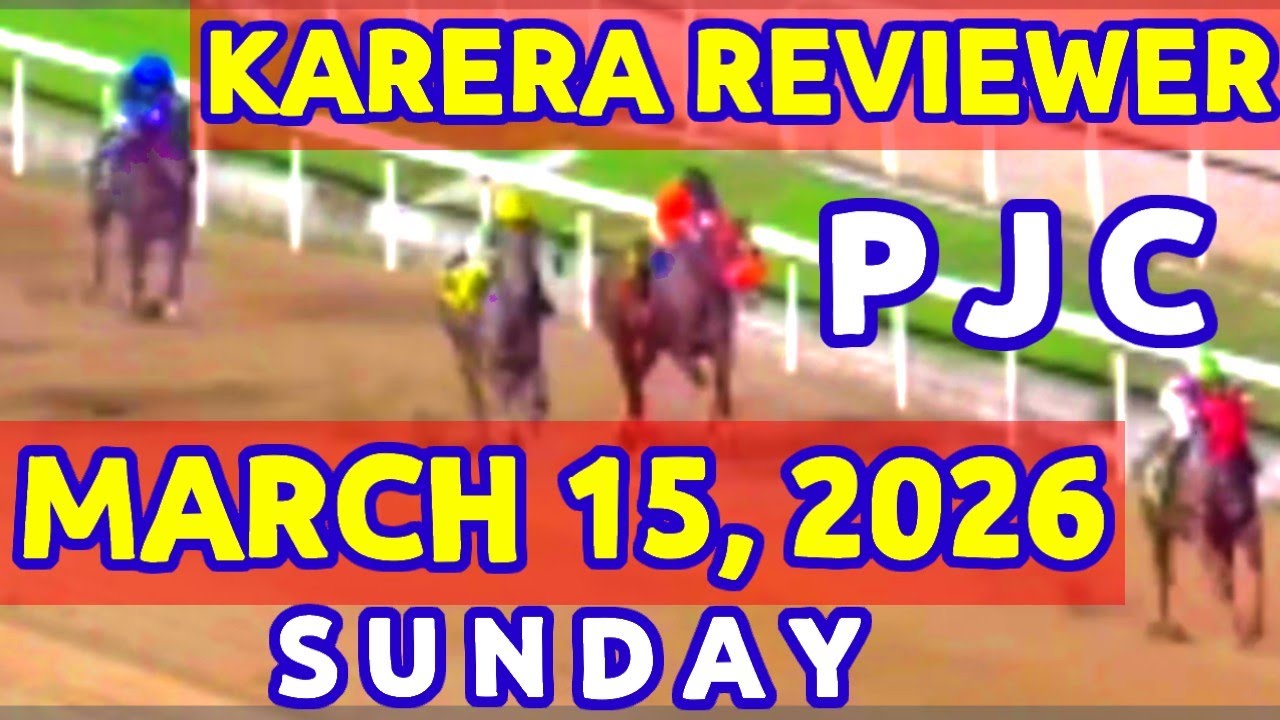 Обзор скачек PJC, воскресенье, 15 марта 2026 г., @PhilippineJockeyClub