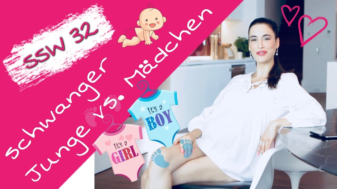 32. SSW | Unterschiede bei Schwangerschaft mit Mädchen & Jungen?