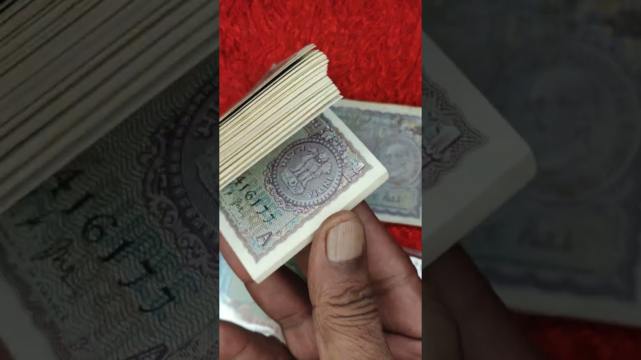 1 Rupee 1963 RARE INDIAN NOTE