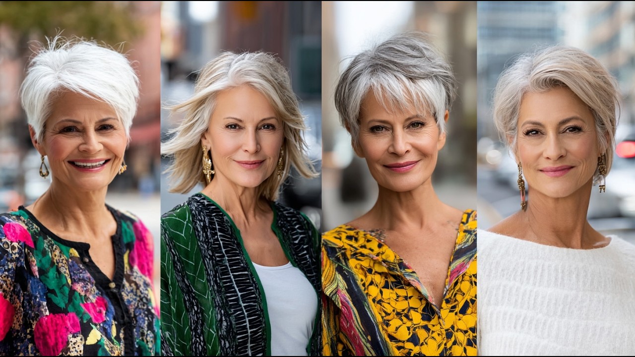 Short Hairstyles for Women Over 60 ✨ Elegant & Luxurious Haircuts for a Confident New You