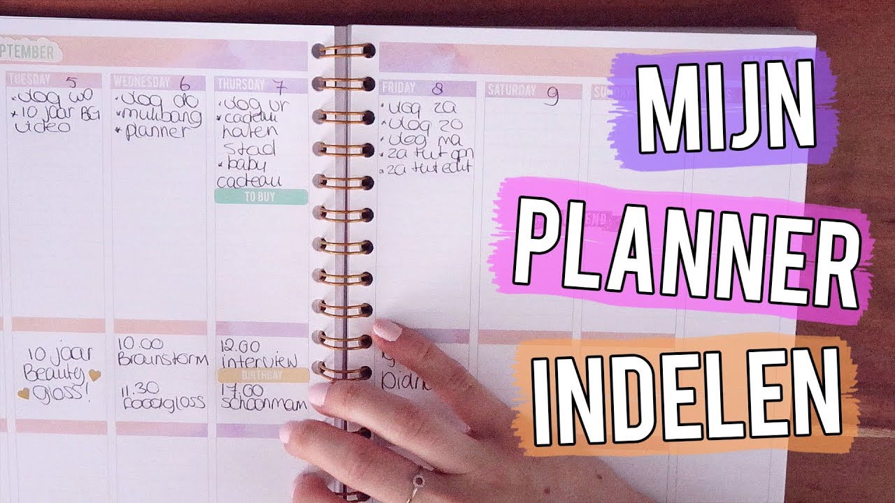 Mijn gloednieuwe planner indelen en bestickeren ❤ Mascha Planner | Beautygloss