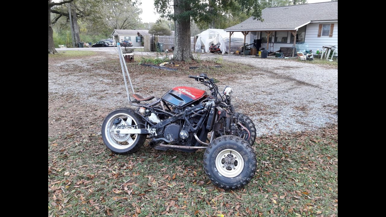 CBR1000 Leaning Reverse Trike - -Low speed testing