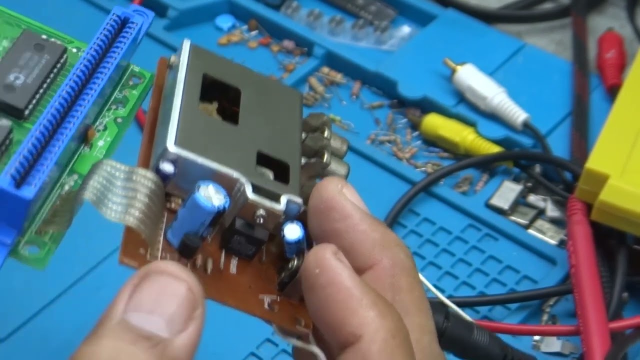 como consertar tela preta no famicom!