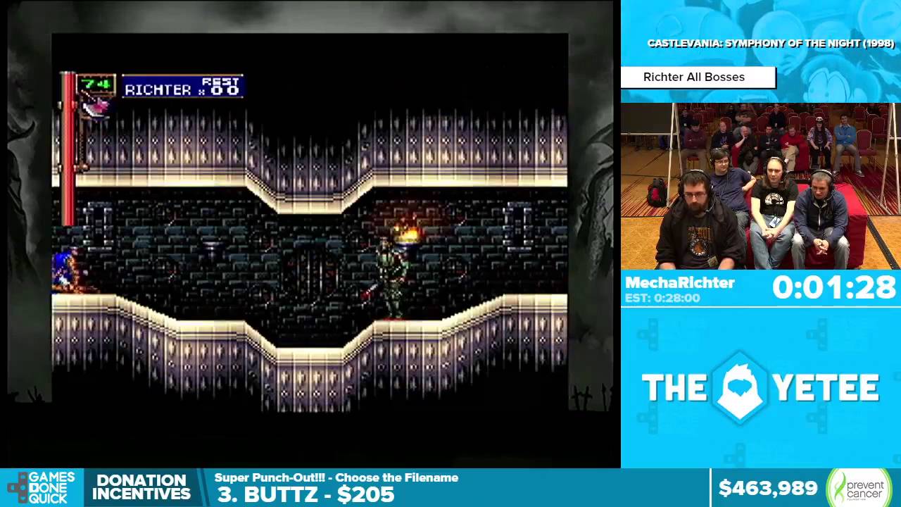 Symphony of the Night by MechaRichter in 25:39 - Awesome Games Done Quick 2016 - Part 109