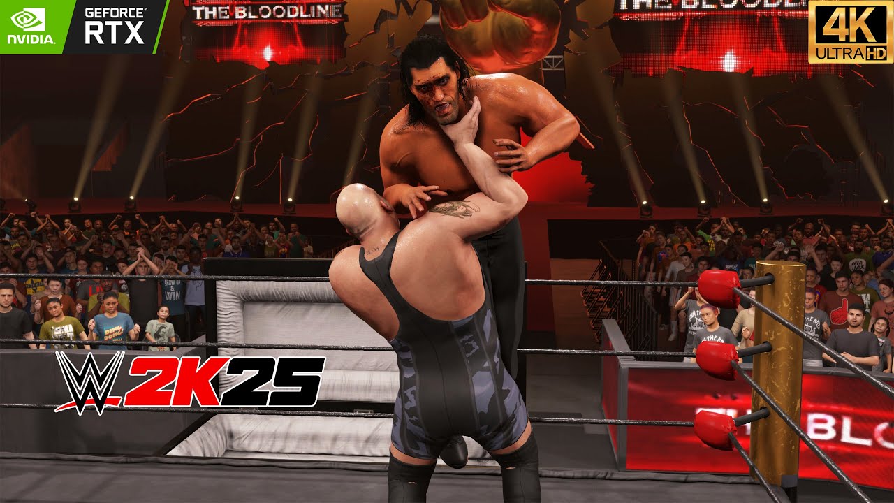 WWE 2k25 - I Tried The Hardest WWE Match Ever! - BigShow vs Great Khali – Casket Match [4K60]