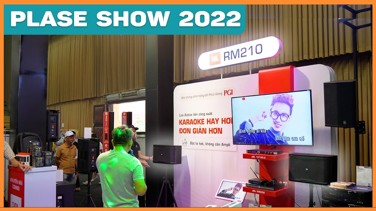JBL RM210 - D&agrave;n karaoke active gia đ&igrave;nh được y&ecirc;u th&iacute;ch nhất PLASE Show 2022