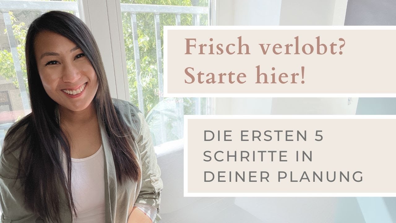 Die ersten Schritte deiner Hochzeitsplanung