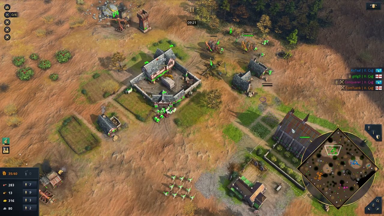 Aoe4: 2vs2 Fransız, İngiliz vs Fransız, İngiliz Zafer!!
